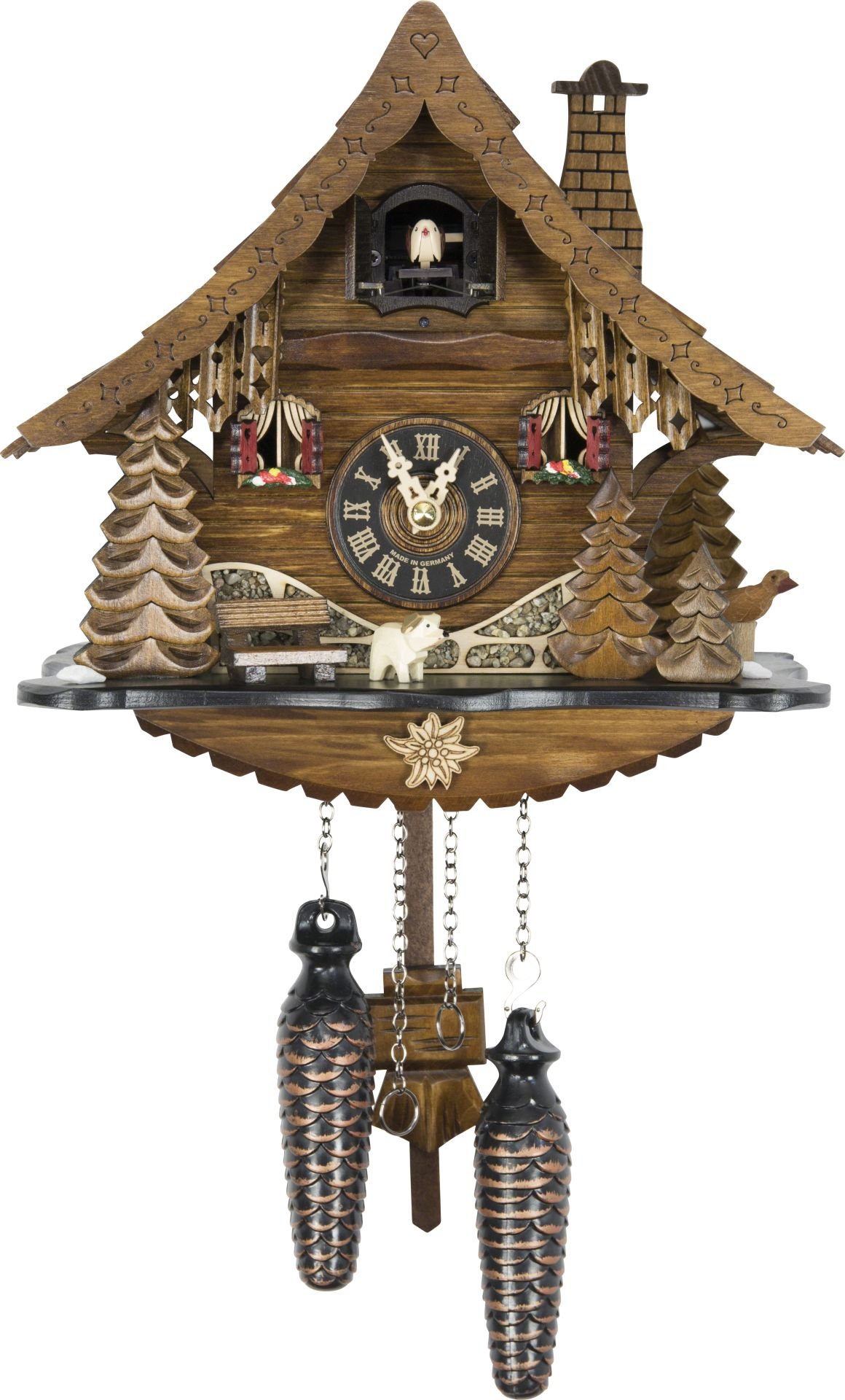 Reloj de cuco estilo “Chalet” de cuarzo 25cm de Engstler