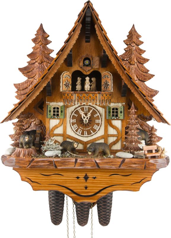 Cuckoo Clock Chalet Style 8 Day Movement 45cm by Anton Schneider ...