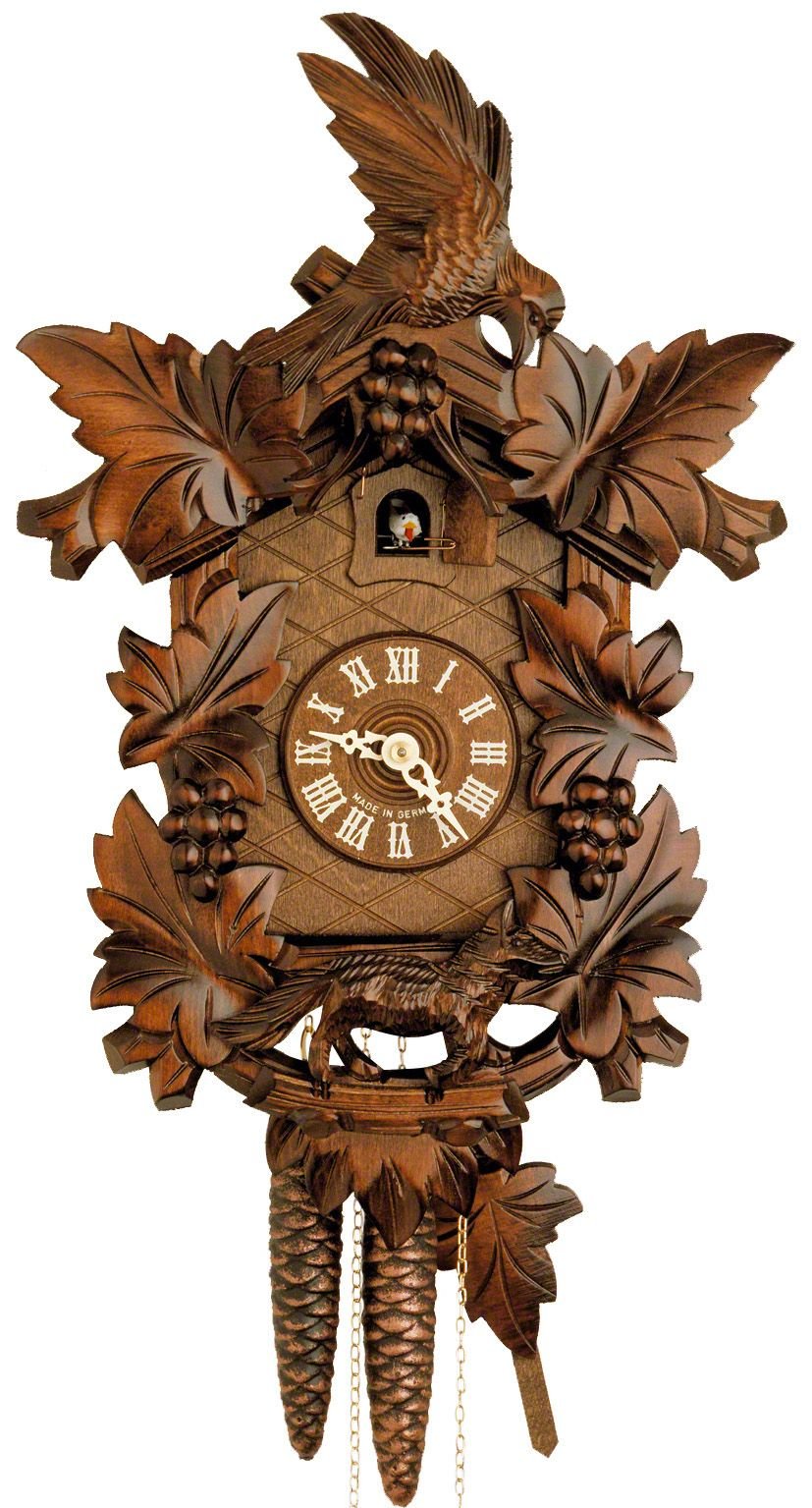 Horloge coucou traditionnelle mouvement 1 jour 38cm de Hekas