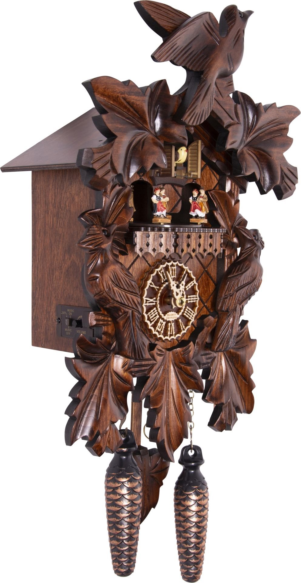 Orologio cucu tradizionale quarzo 35cm di Trenkle Uhren