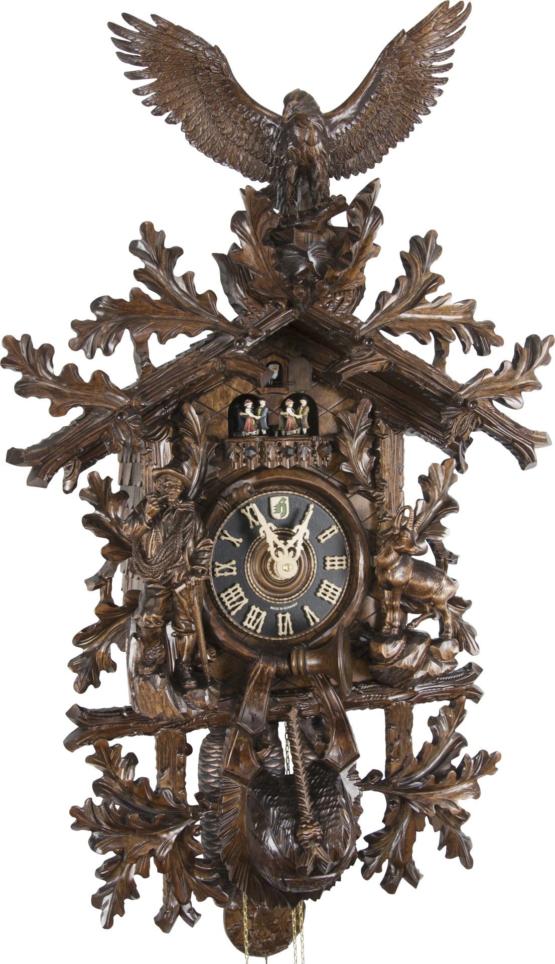 Orologio cucu tradizionale meccanismo settimanale 90cm di Hönes