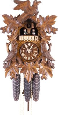 Cuckoo Clock Carved Style 8 Day Movement 40cm by Rombach & Haas