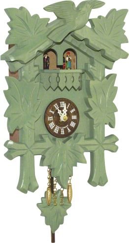 Black Forest Pendulum Clock Quartz Movement 24cm by Trenkle Uhren