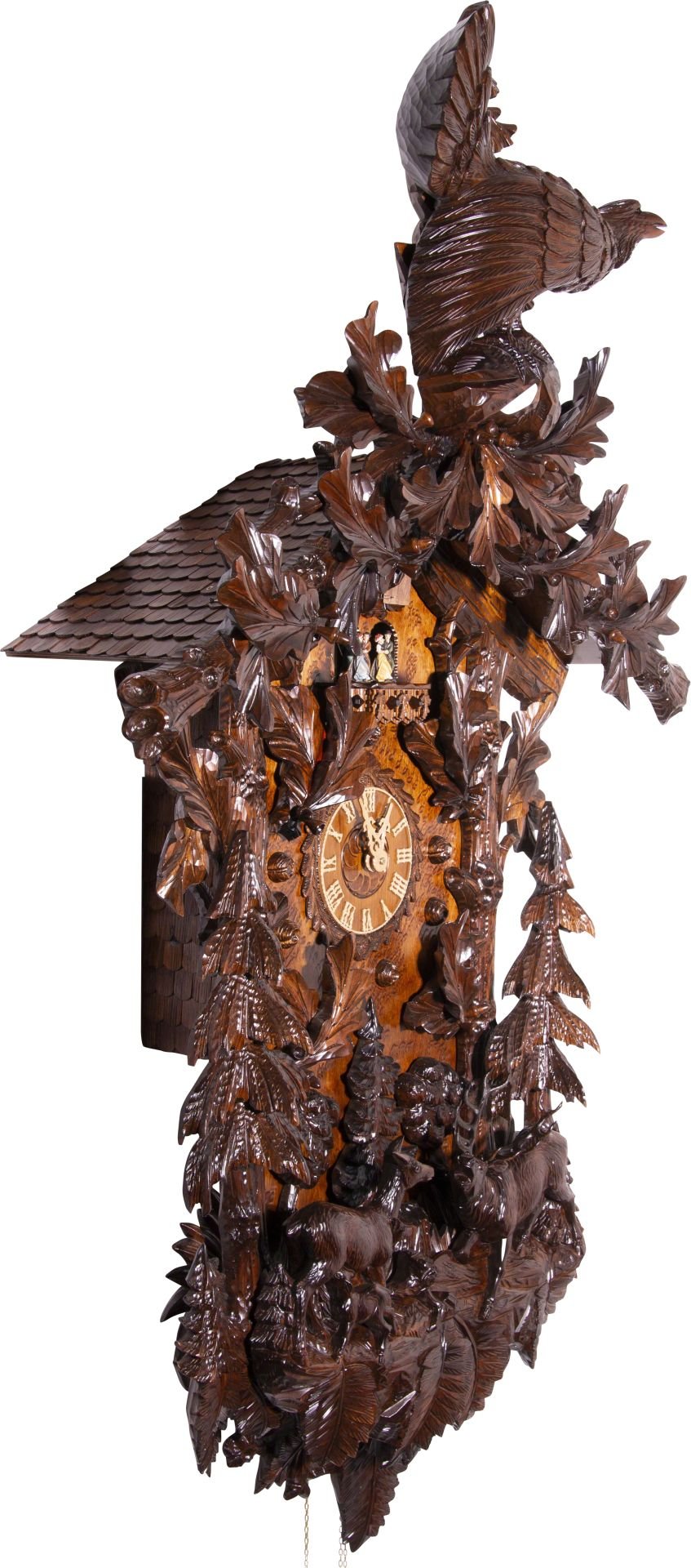 Orologio cucu tradizionale meccanismo settimanale 160cm di Hönes