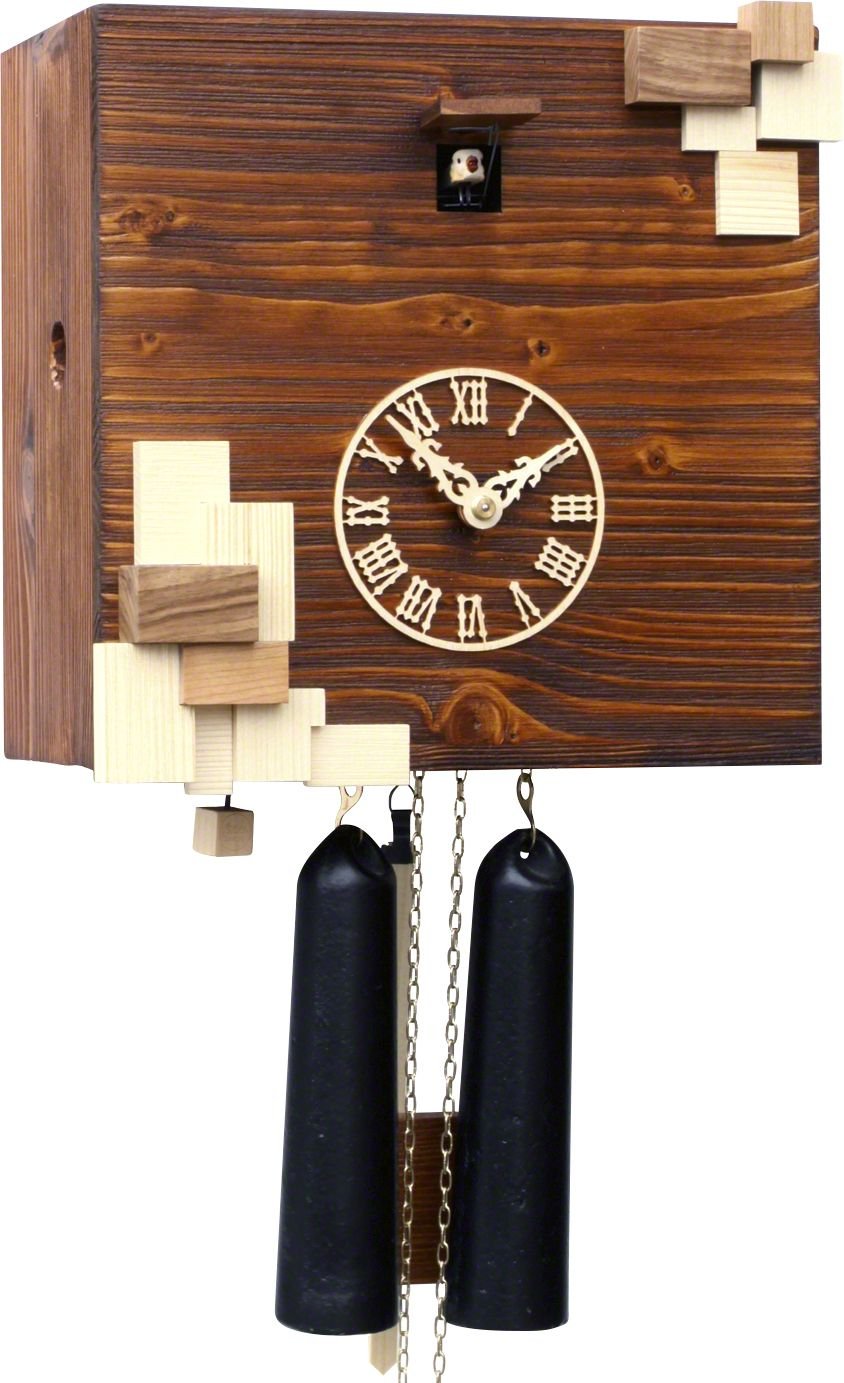 Moderne Kuckucksuhr 8-Tage-Uhrwerk 25cm von Rombach & Haas