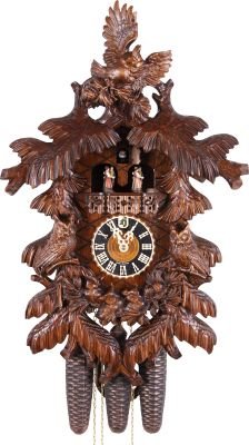 Cuckoo Clock Carved Style 8 Day Movement 55cm by Hönes