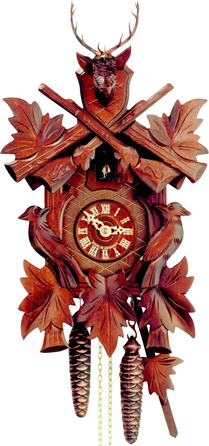 Cuckoo Clock Carved Style 8 Day Movement 50cm by Hekas