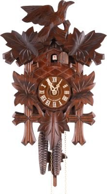Cuckoo Clock Carved Style 1 Day Movement 34cm by Hekas