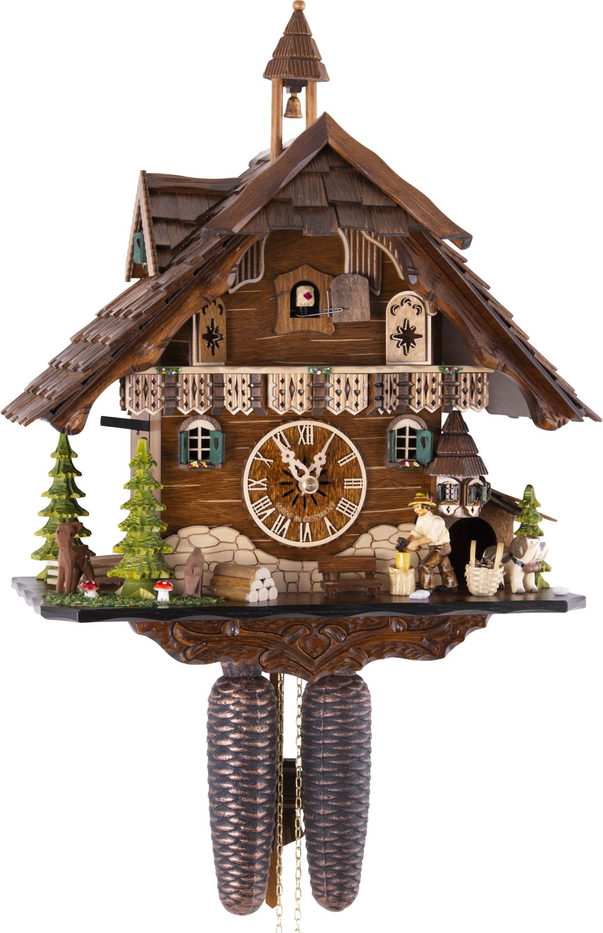 Kuckucksuhr Inntalhaus - 8-Tage Chalet 42cm - Engstler