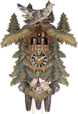 Cuckoo Clock Carved Style 8 Day Movement 57cm by Hönes