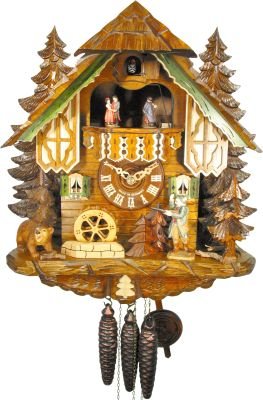 Cuckoo Clock Chalet Style 1 Day Movement 35cm by August Schwer