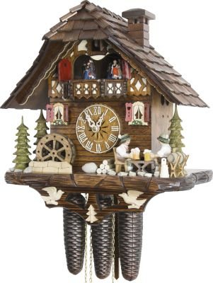 Cuckoo Clock Chalet Style 8 Day Movement 38cm by Hekas