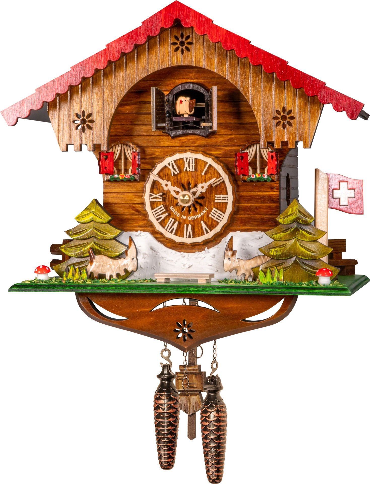 Cuckoo Clock Chalet Style 29cm by Engstler