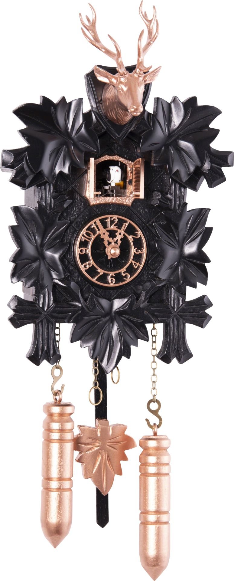Cuckoo Clock Modern Art Style Quartz Movement 22cm by Trenkle Uhren