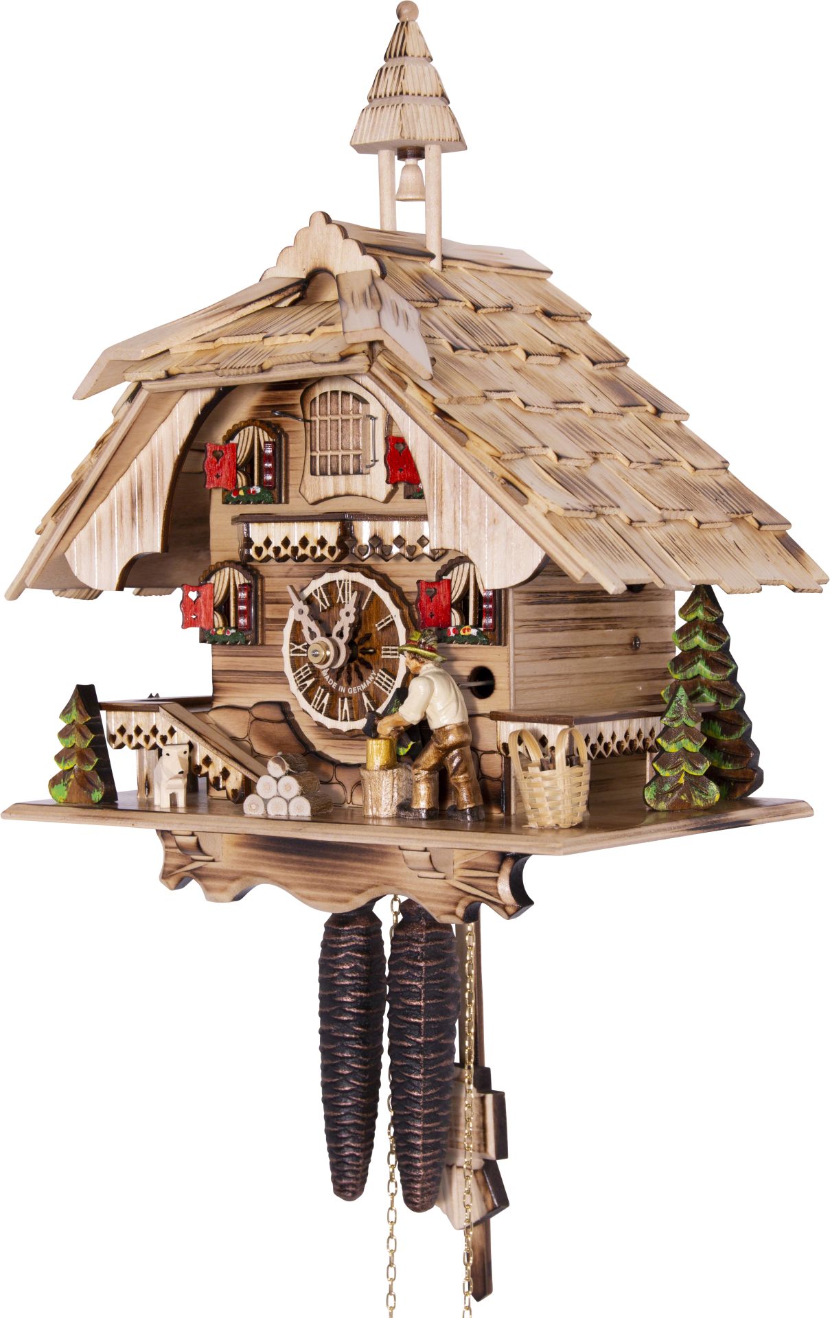 Kuckucksuhr Bockhütte - 1-Tag Chalet 31cm - Engstler