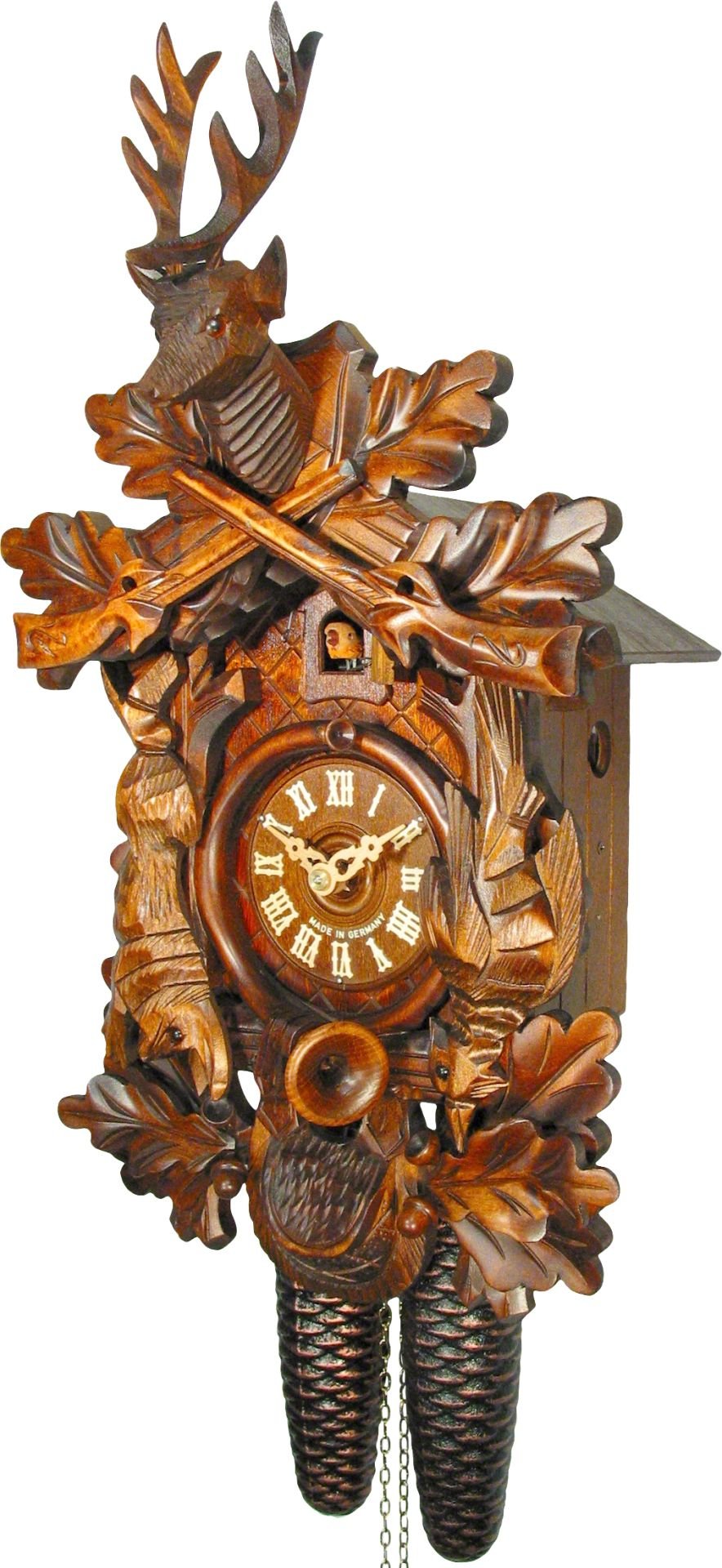 Orologio cucu tradizionale meccanismo settimanale 40cm di August Schwer