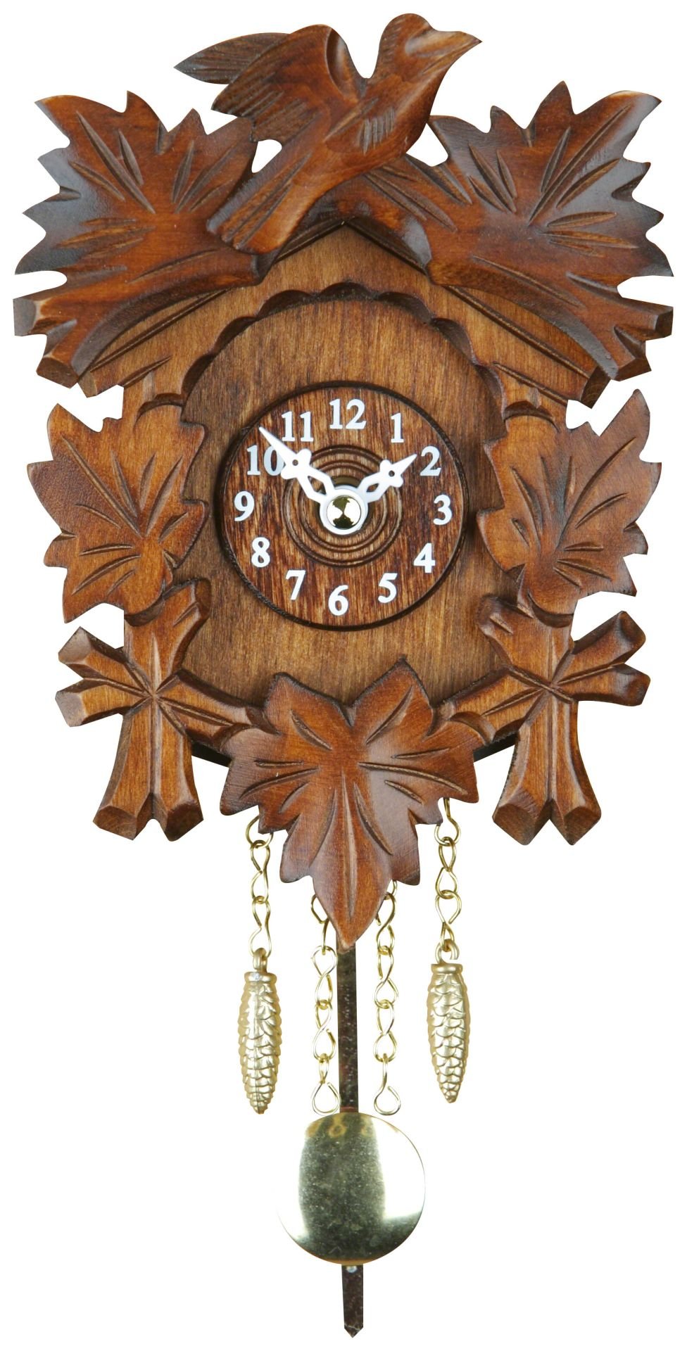 Horloge pendule Kuckulino mouvement à quartz 14cm de Trenkle Uhren