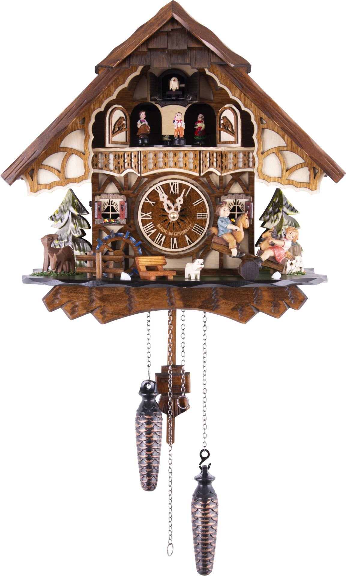 Reloj de cuco estilo “Chalet” de cuarzo 33cm de Engstler
