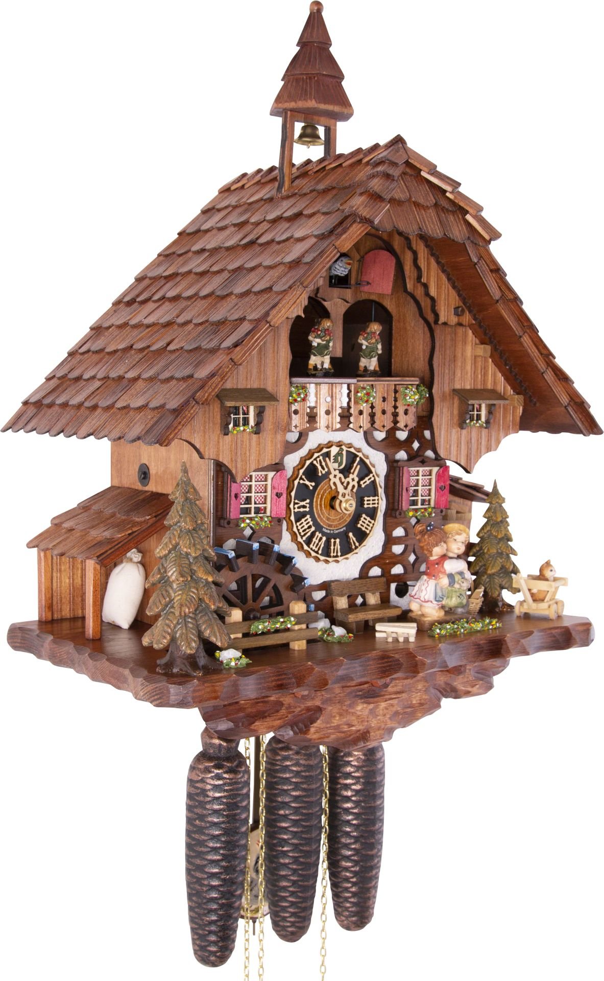 Cuckoo Clock Chalet Style 8 Day Movement 40cm by Hönes