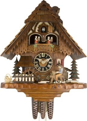 Cuckoo Clock Chalet Style 1 Day Movement 36cm by Hönes