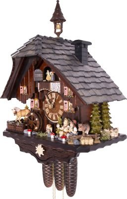 Cuckoo Clock Chalet Style 8 Day Movement 55cm by Hekas