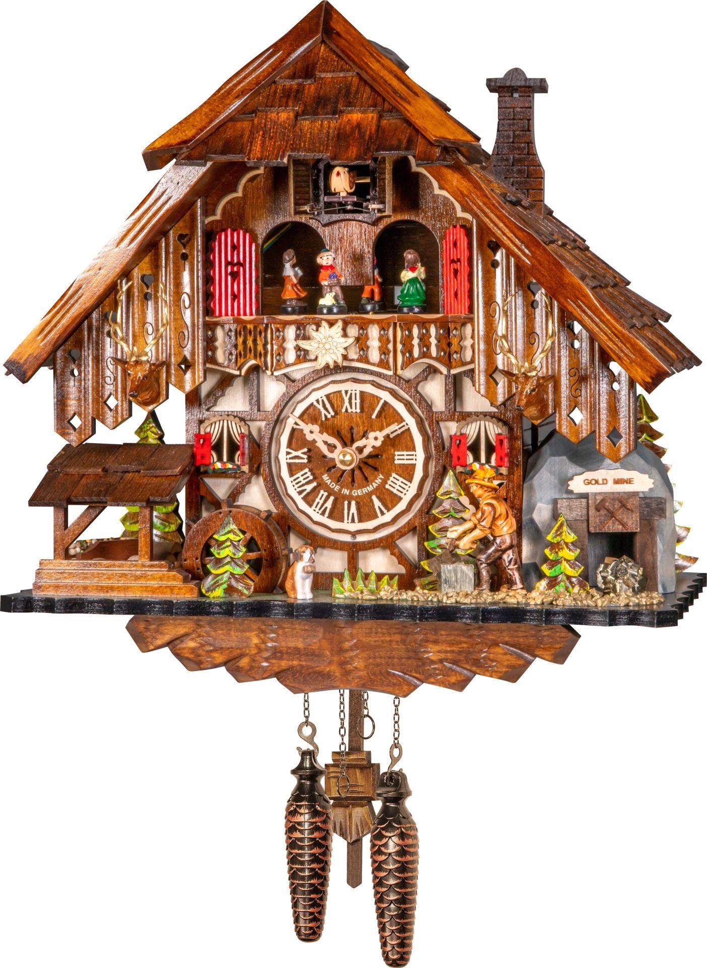 Cuckoo Clock Chalet Style 35cm by Engstler