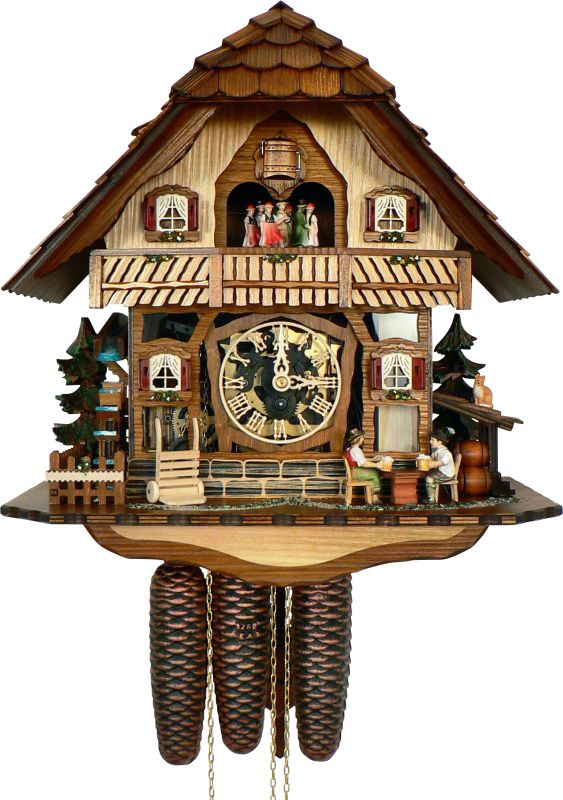 Cuckoo Clock Chalet Style 8 Day Movement 42cm by Anton Schneider ...