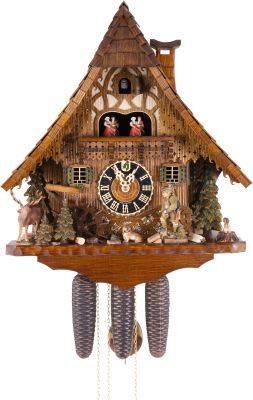 Cuckoo Clock Chalet Style 8 Day Movement 50cm by Hönes