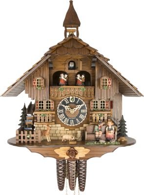 Cuckoo Clock Chalet Style 1 Day Movement 42cm by Hönes