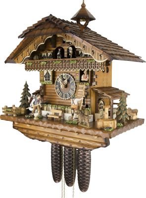 Cuckoo Clock Chalet Style 8 Day Movement 44cm by Hönes