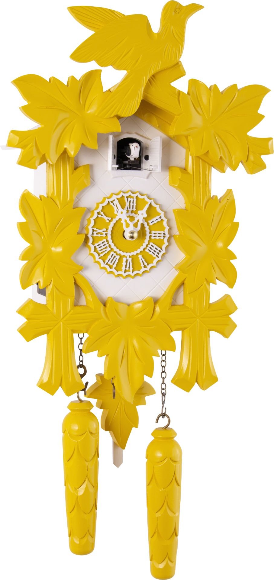 Cuckoo Clock Modern Art Style Quartz Movement 35cm by Trenkle Uhren